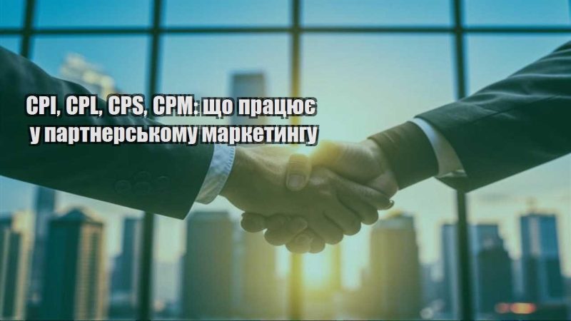 cpi cpl cps cpm shho praczyuye u partnerskomu marketyngu
