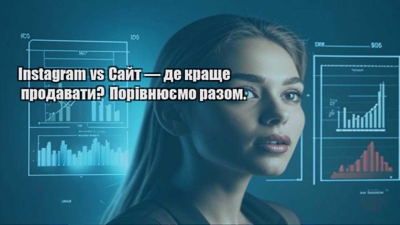 instagram vs sajt — de krashhe prodavaty porivnyuyemo razom
