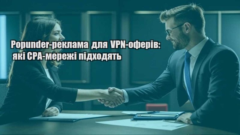 popunder reklama dlya vpn oferiv yaki cpa merezhi pidhodyat