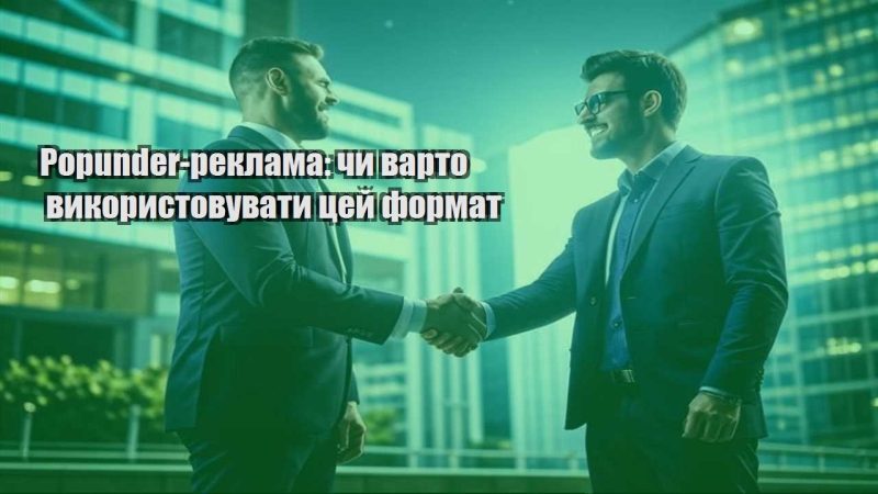 popunder reklama chy varto vykorystovuvaty czej format